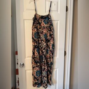 Natural Life Multicolor Floral Jumpsuit